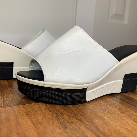 White/Black Platform Slides 8 - Picture 4 of 6